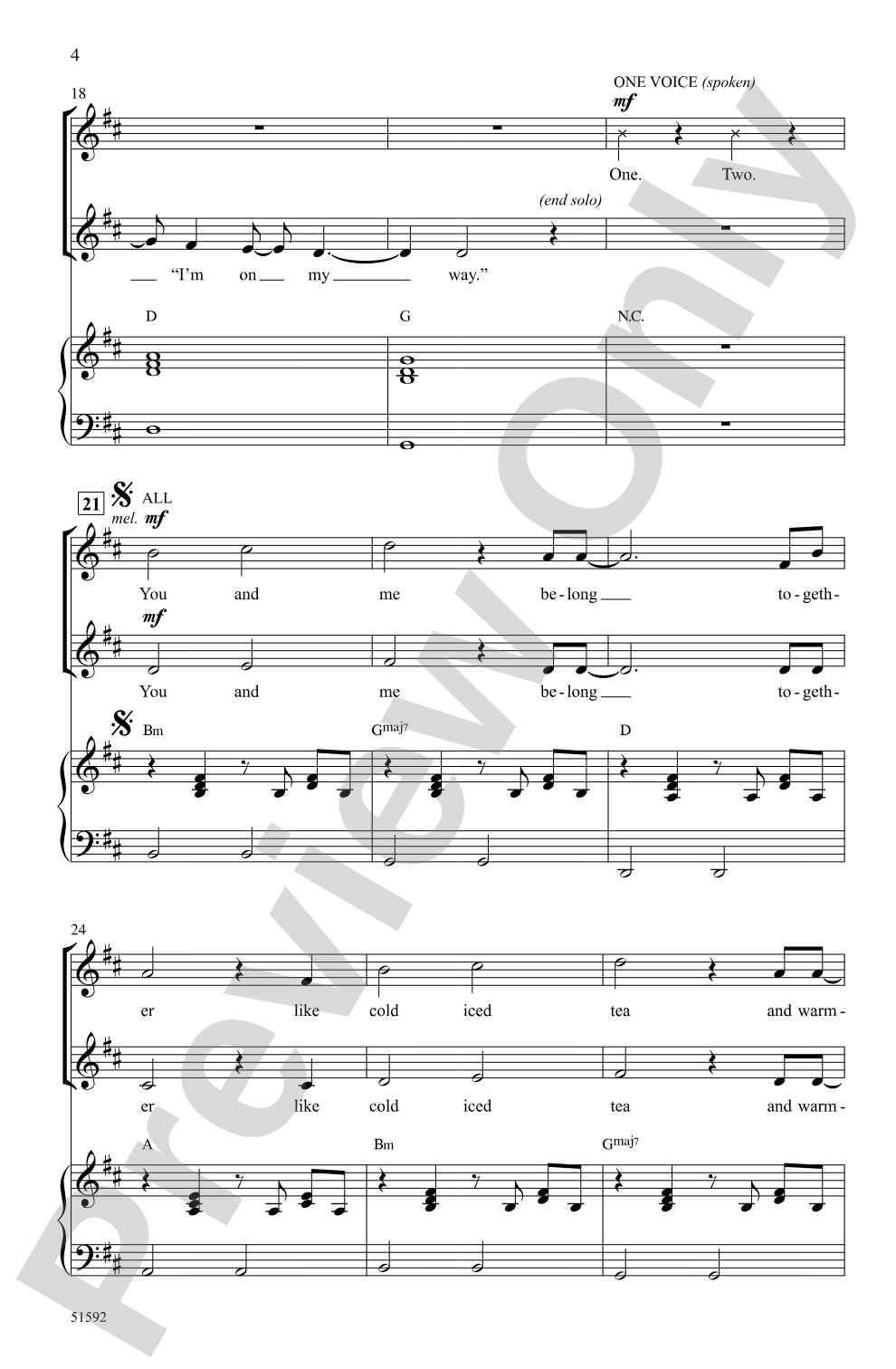 Belong Together: 2-Part Choral Octavo
