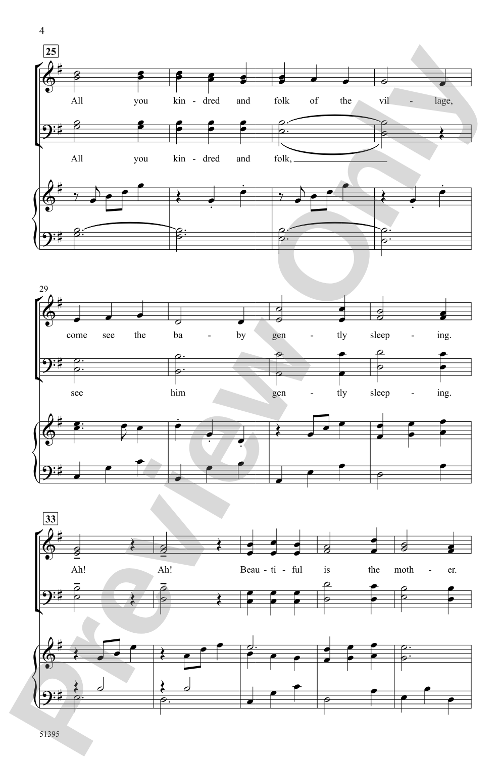 Bring a Torch, Jeanette, Isabella: SATB Choral Octavo