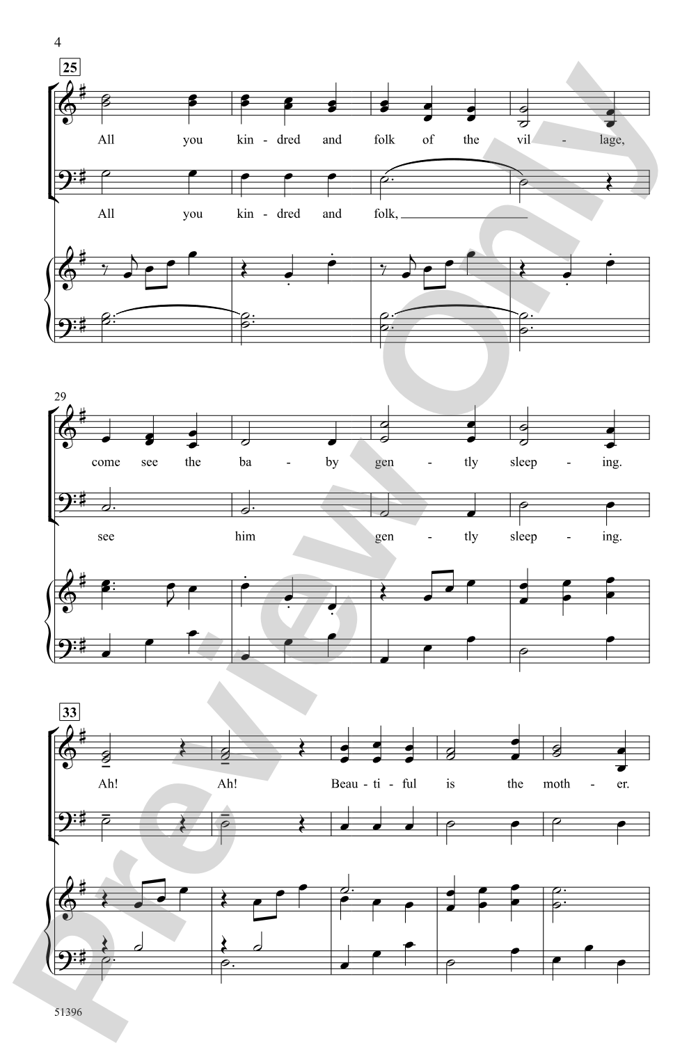 Bring a Torch, Jeanette, Isabella: SAB Choral Octavo