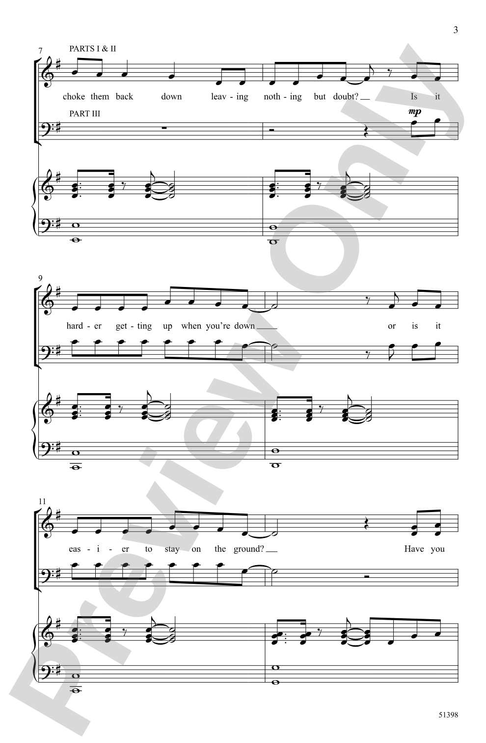 It's Alright: 3-Part Mixed Choral Octavo