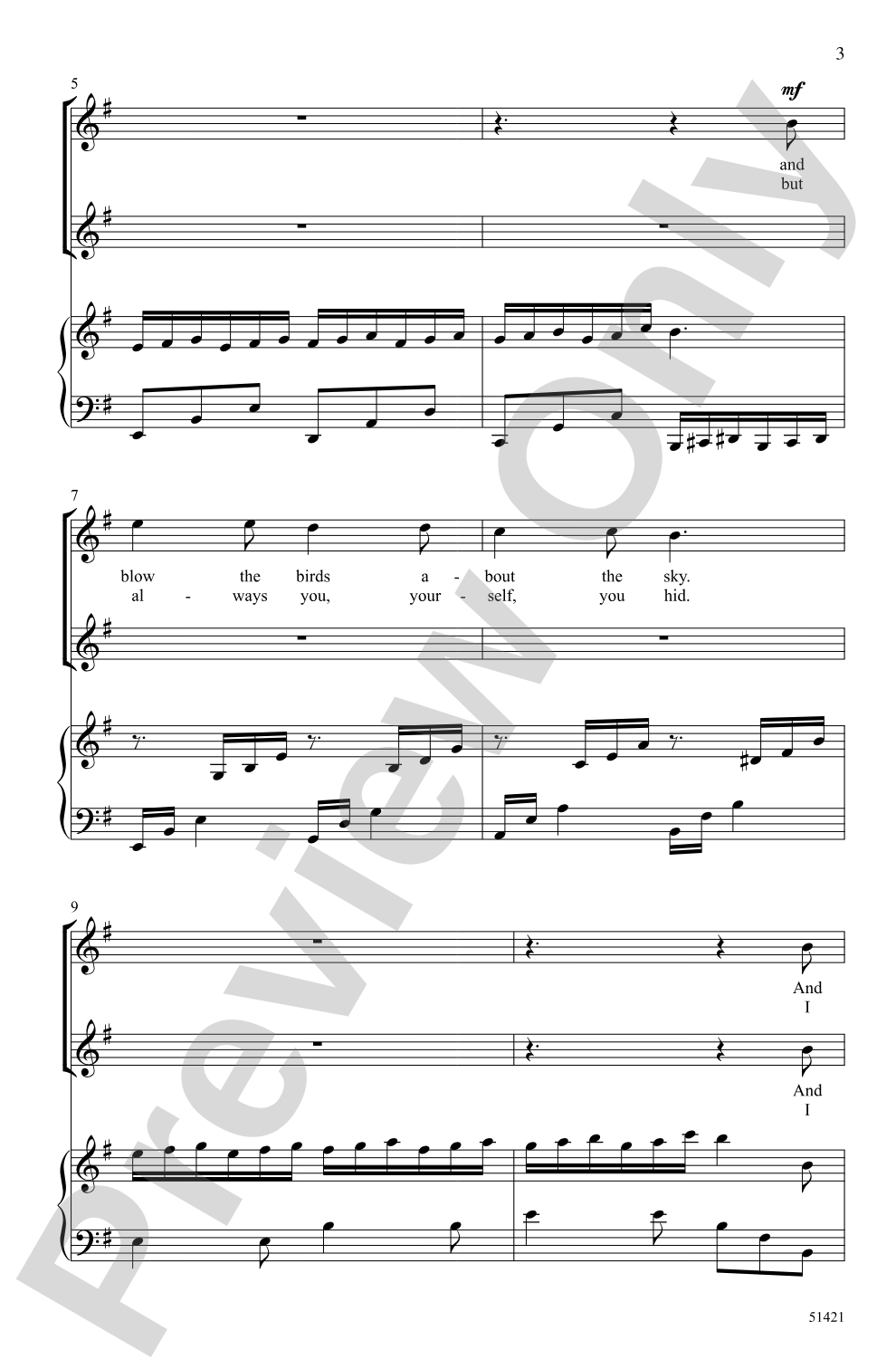 The Wind: 2-Part Choral Octavo