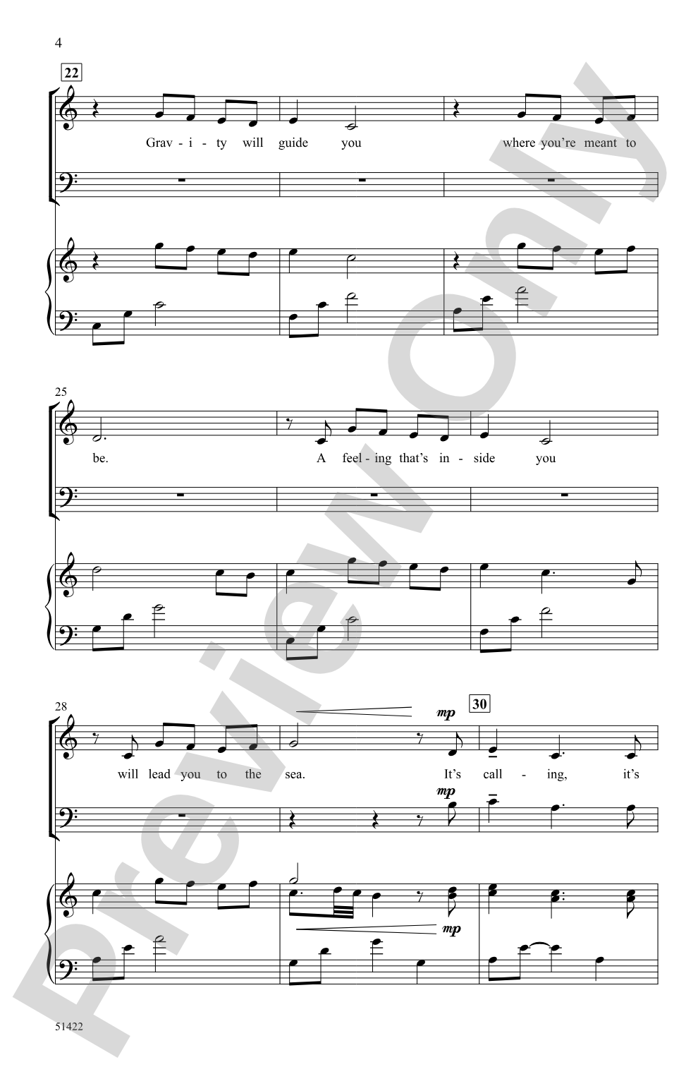 Little River: 3-Part Mixed Choral Octavo