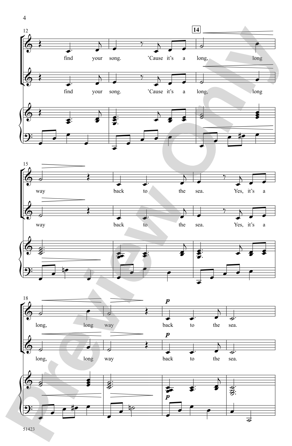 Little River: 2-Part Choral Octavo