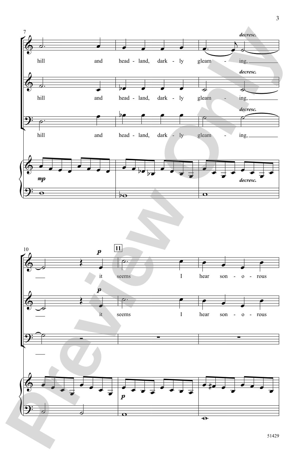 Wind in the Pines: SAB Choral Octavo