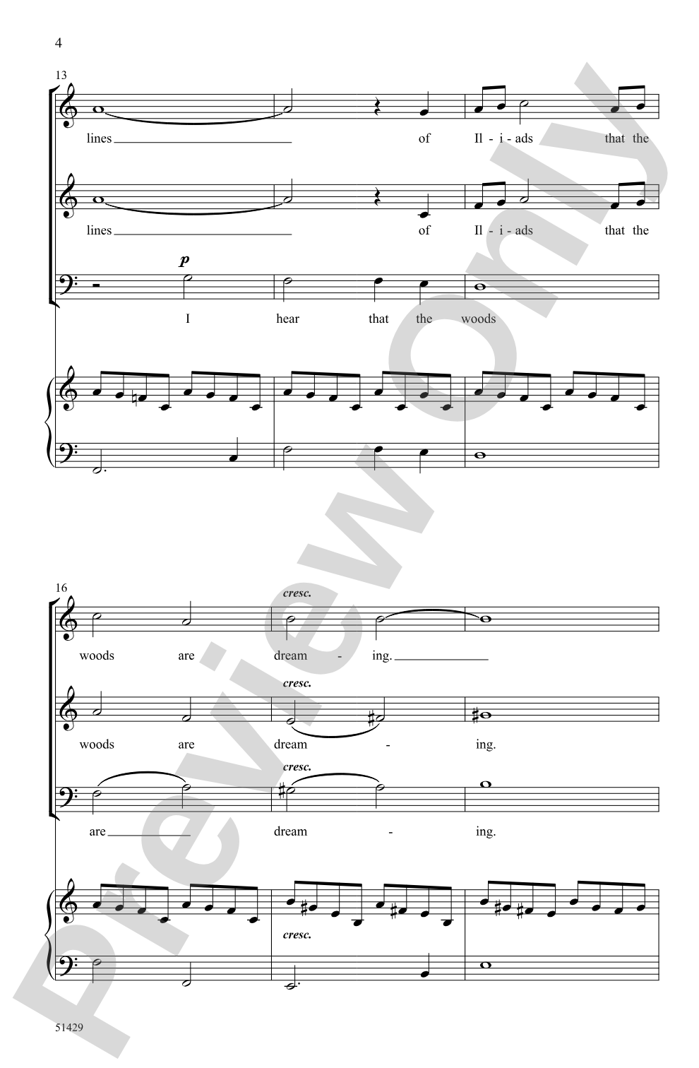 Wind in the Pines: SAB Choral Octavo