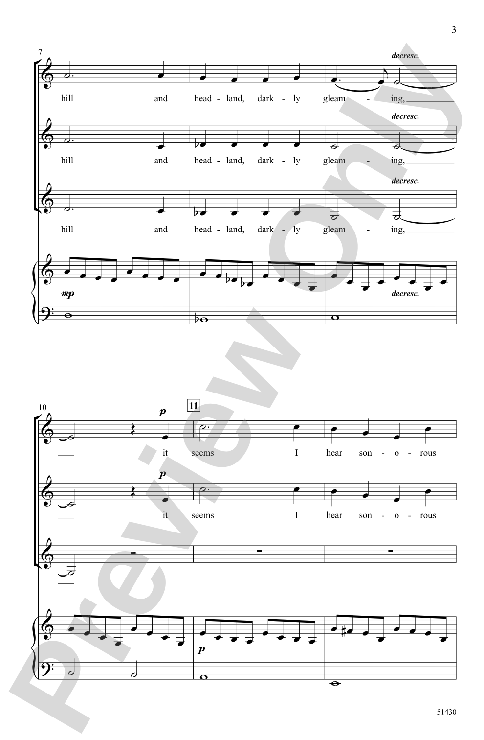 Wind in the Pines: SSA Choral Octavo