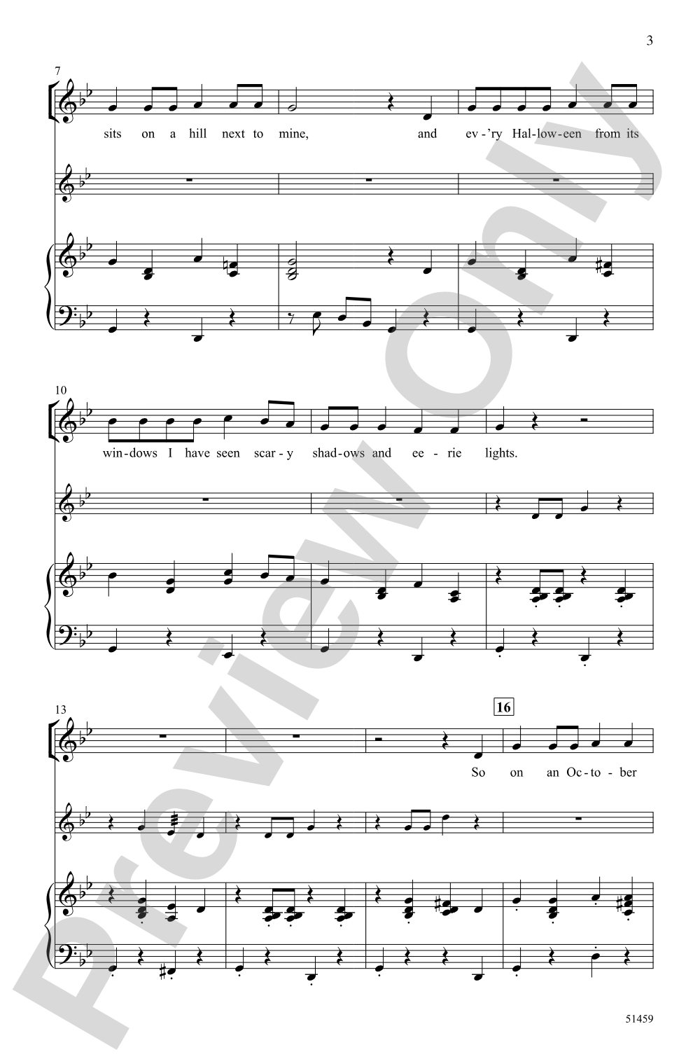 Two Halloween Treats: Unison Choral Octavo