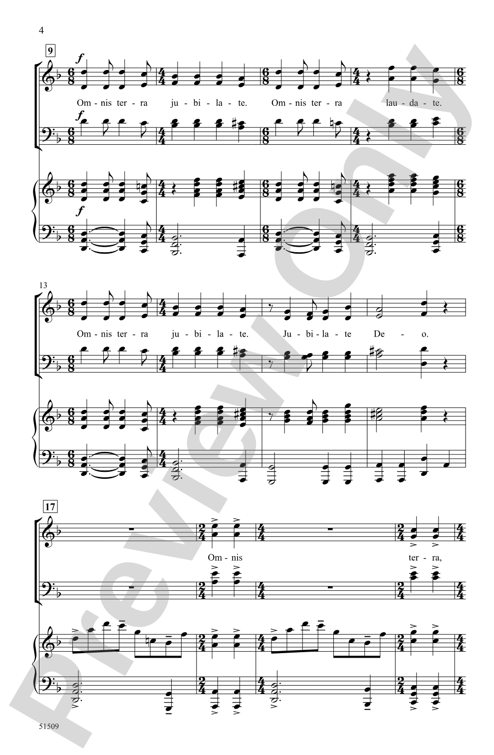 Omnis Terra: SATB Choral Octavo