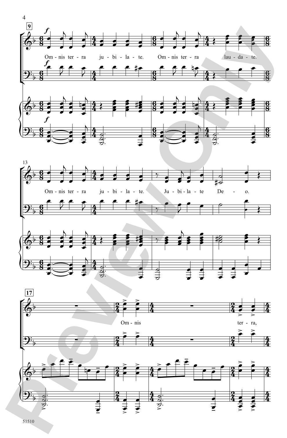 Omnis Terra: 3-Part Mixed Choral Octavo
