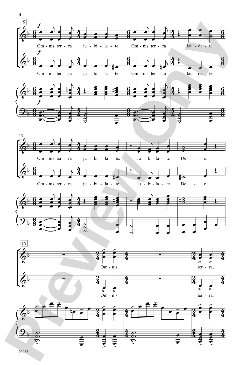 Omnis Terra: SSA Choral Octavo