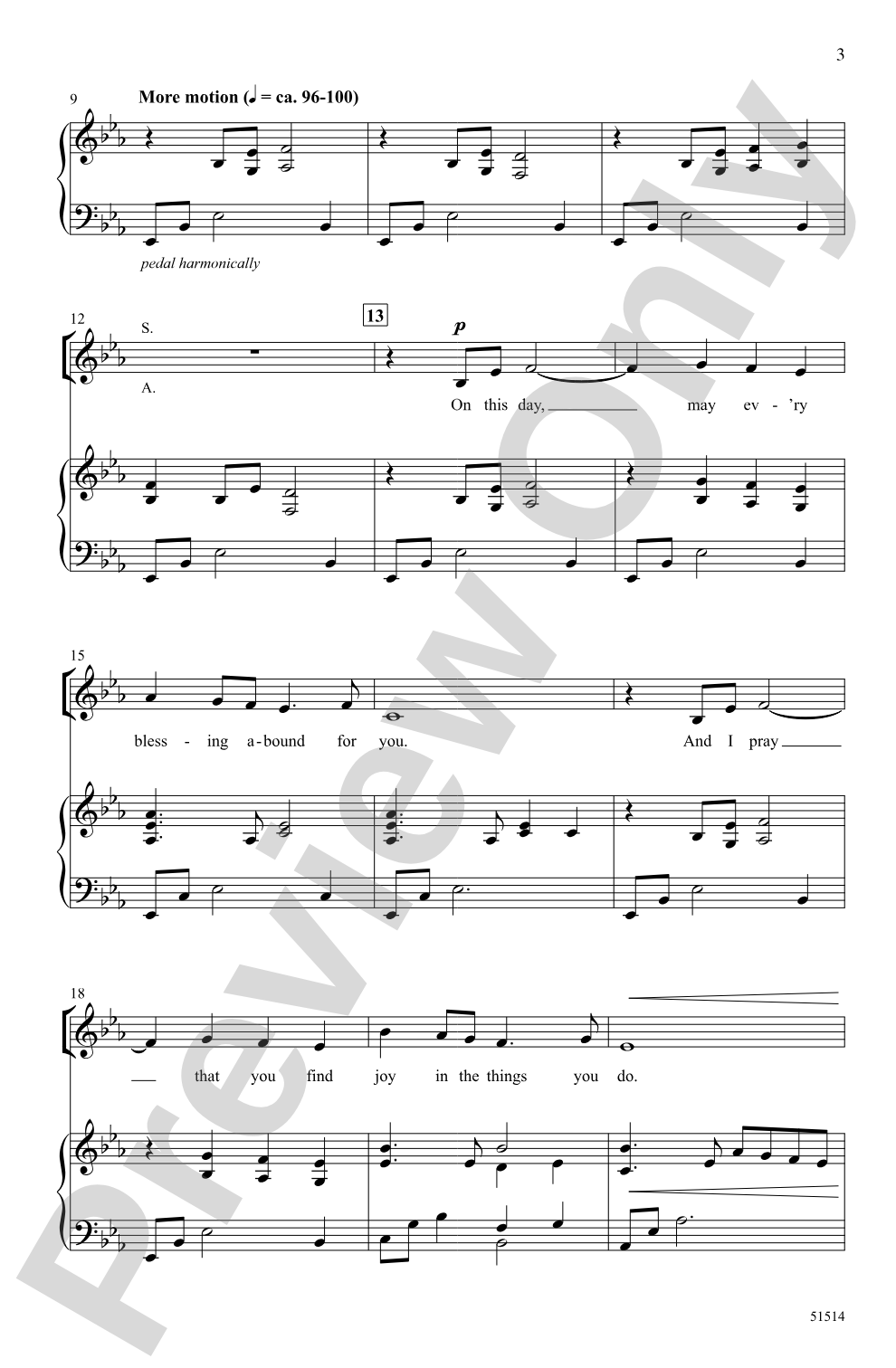 Pax Tecum: SATB Choral Octavo