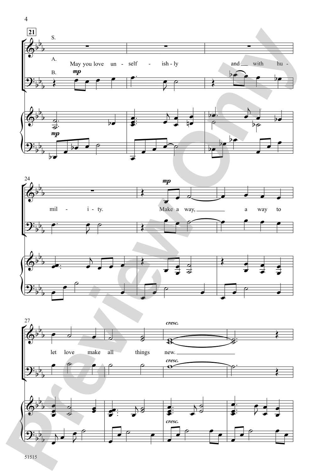 Pax Tecum: SAB Choral Octavo