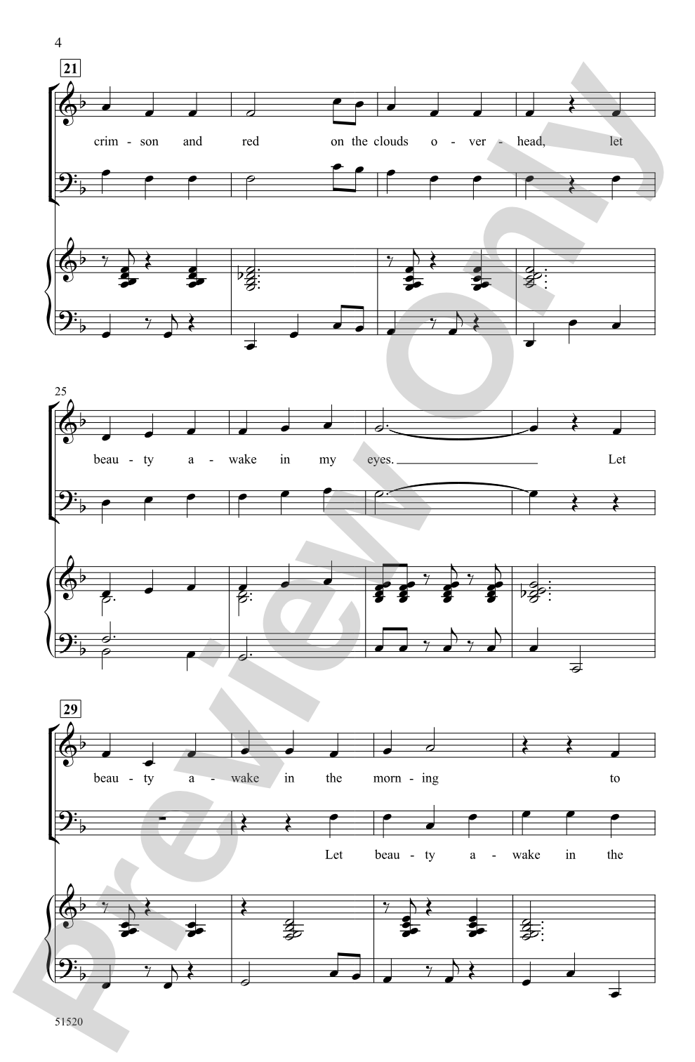 Let Beauty Awake: SATB Choral Octavo