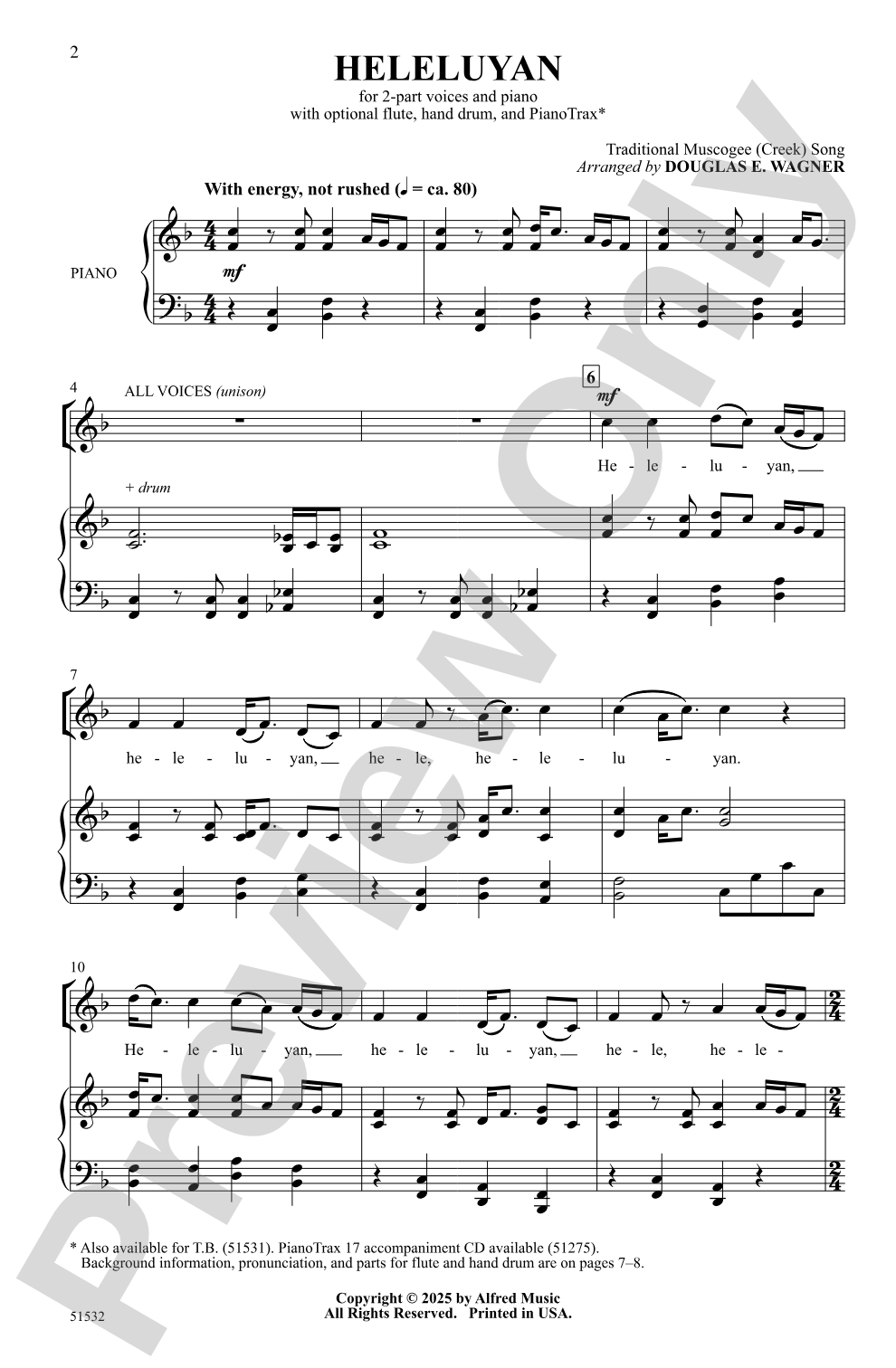 Heleluyan: 2-Part Choral Octavo