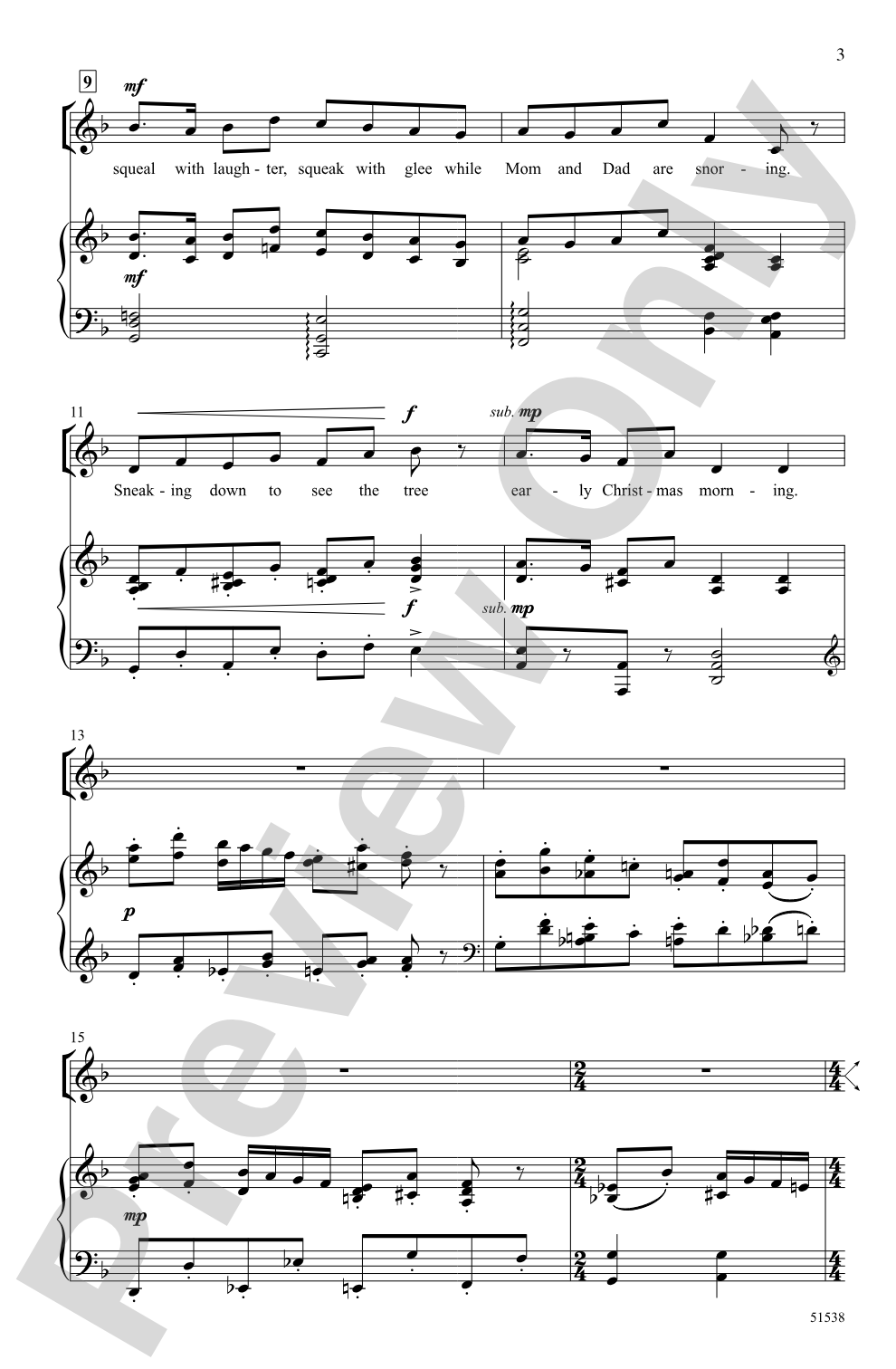 Early Christmas Morning: 2-Part Choral Octavo