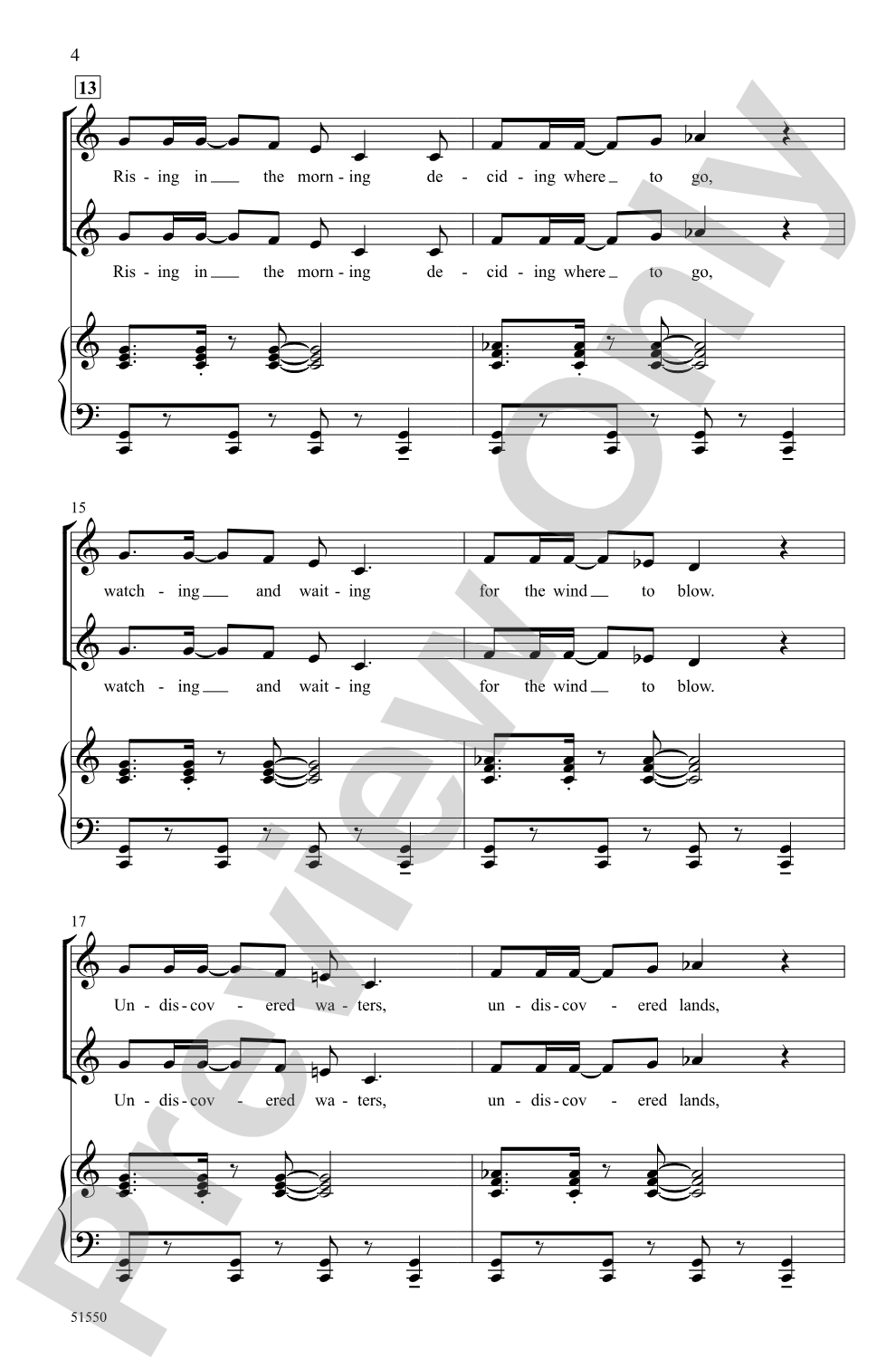 The Mariner: 2-Part Choral Octavo