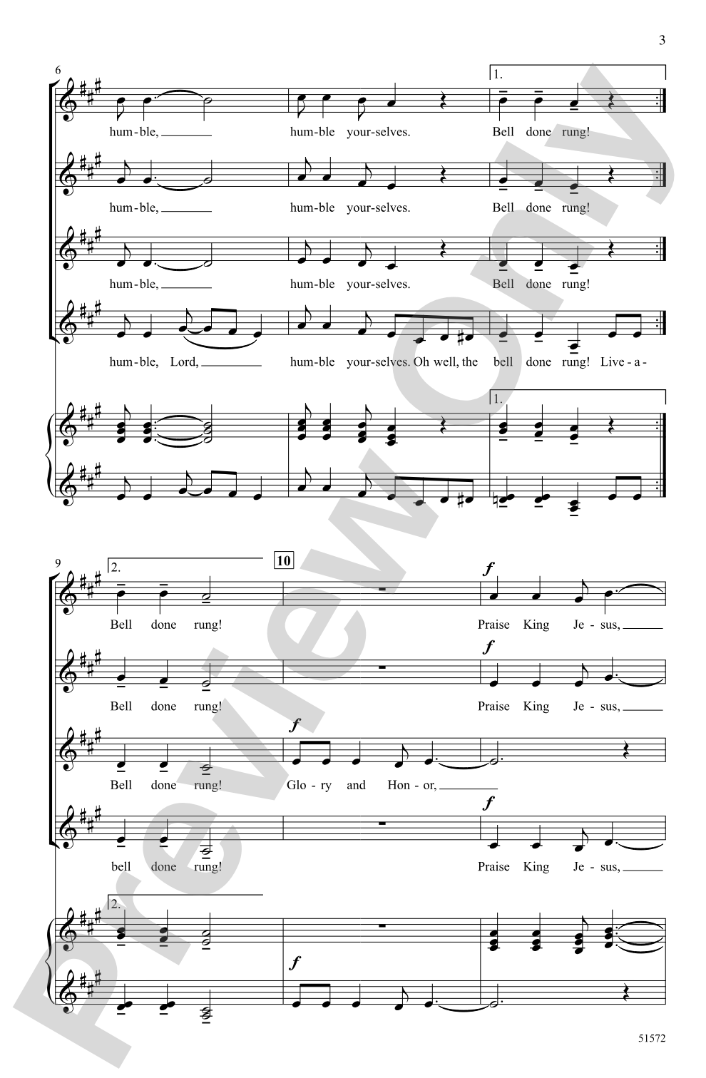 Live-a-Humble: SSAA <i>a cappella</i> Choral Octavo
