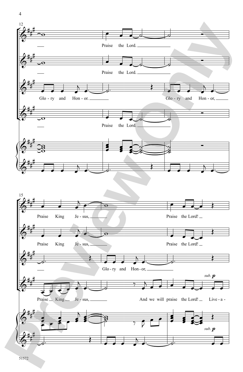 Live-a-Humble: SSAA <i>a cappella</i> Choral Octavo