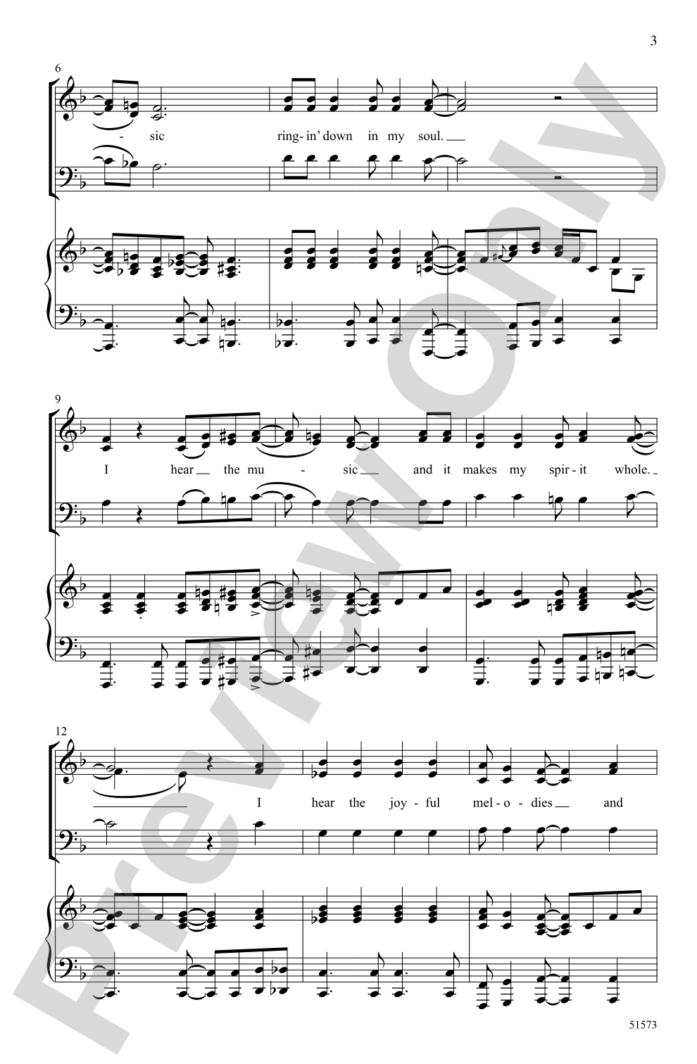 Down in My Soul!: 3-Part Mixed Choral Octavo