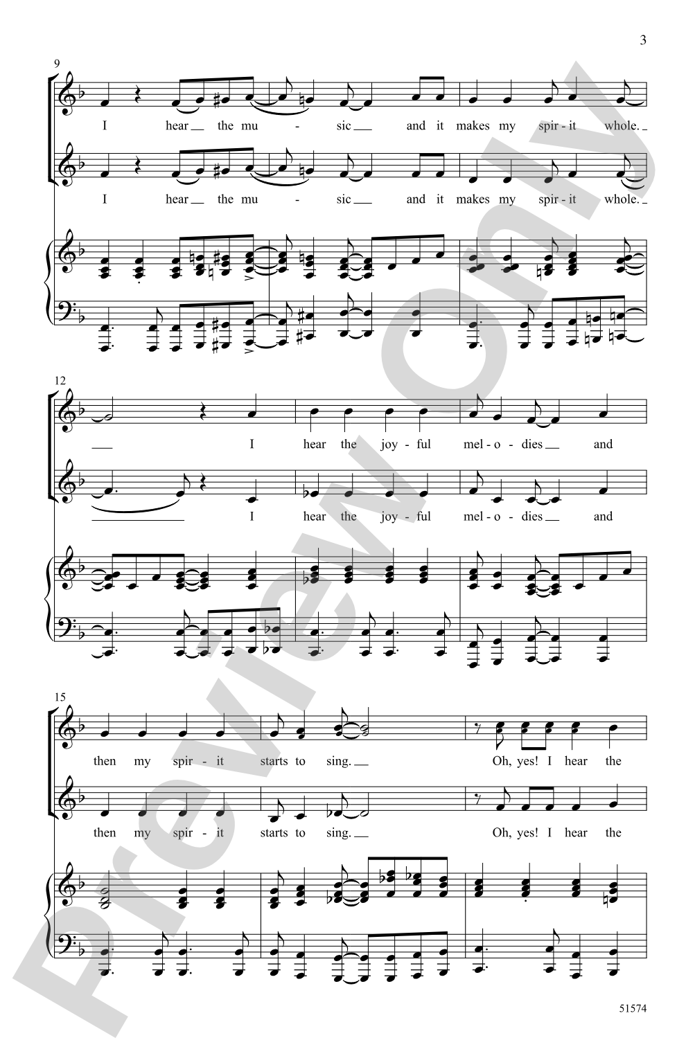 Down in My Soul!: 2-Part/SSA Choral Octavo
