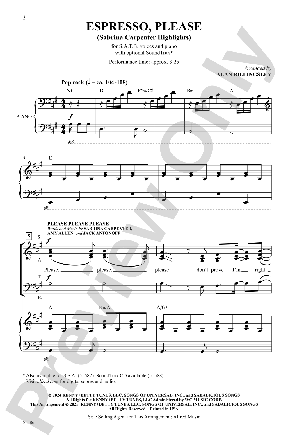 Espresso, Please: SATB Choral Octavo