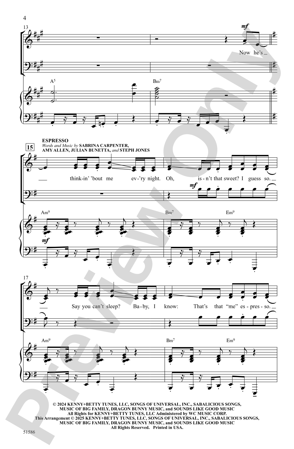 Espresso, Please: SATB Choral Octavo