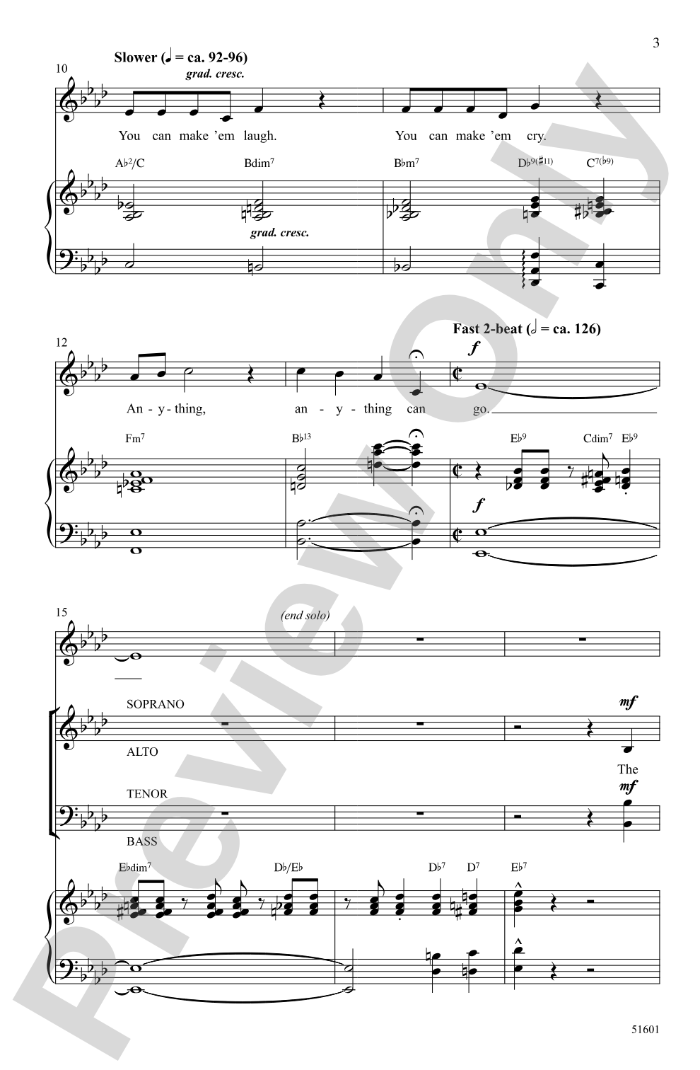 That's Entertainment: SATB Choral Octavo