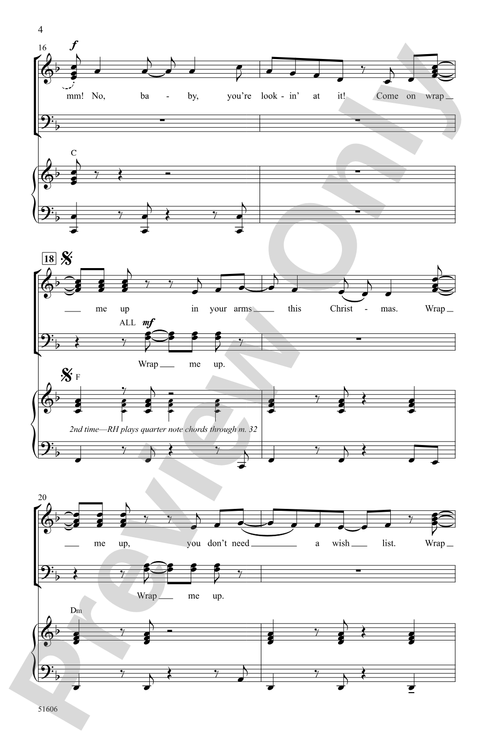 Wrap Me Up: SATB Choral Octavo