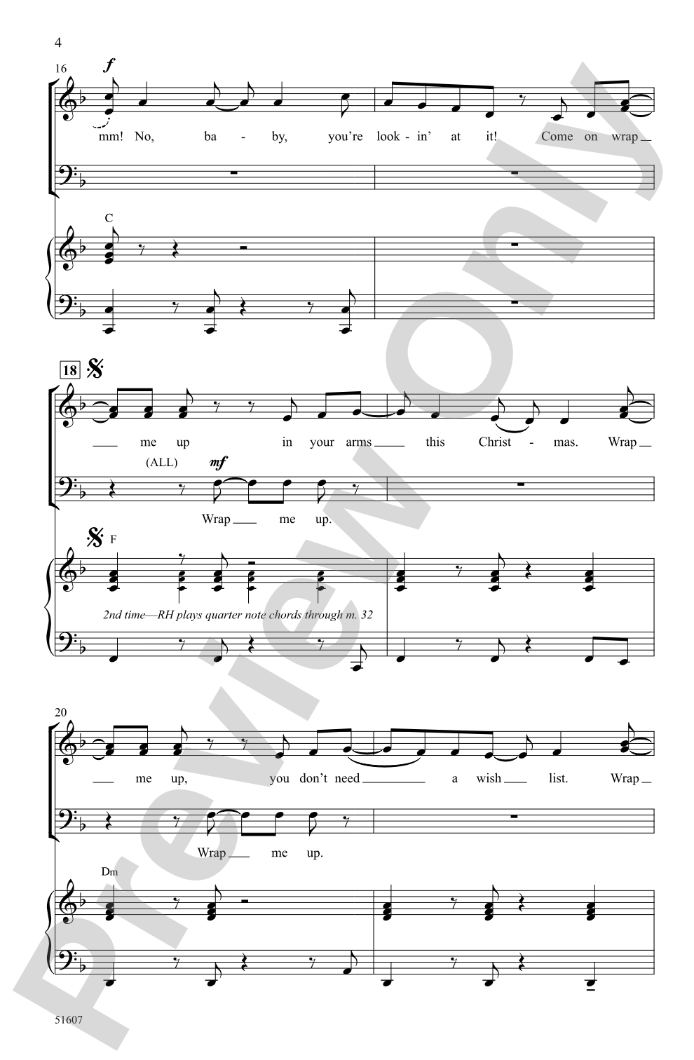 Wrap Me Up: 3-Part Mixed Choral Octavo