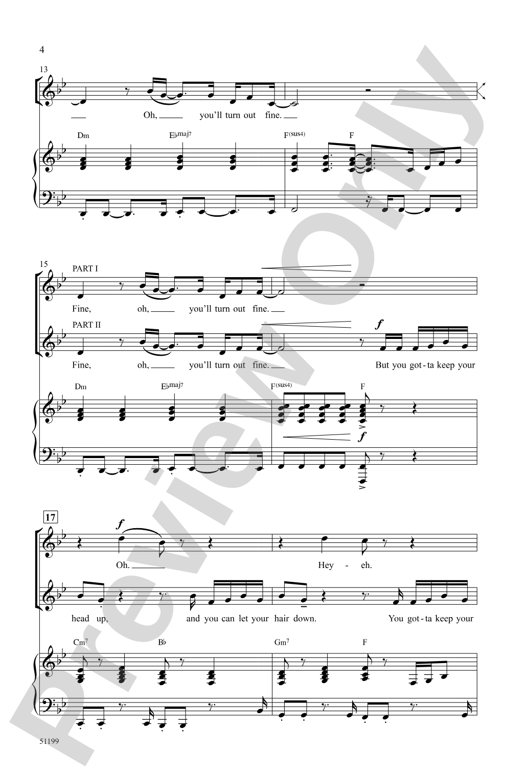 Keep Your Head Up: 2-Part Choral Octavo