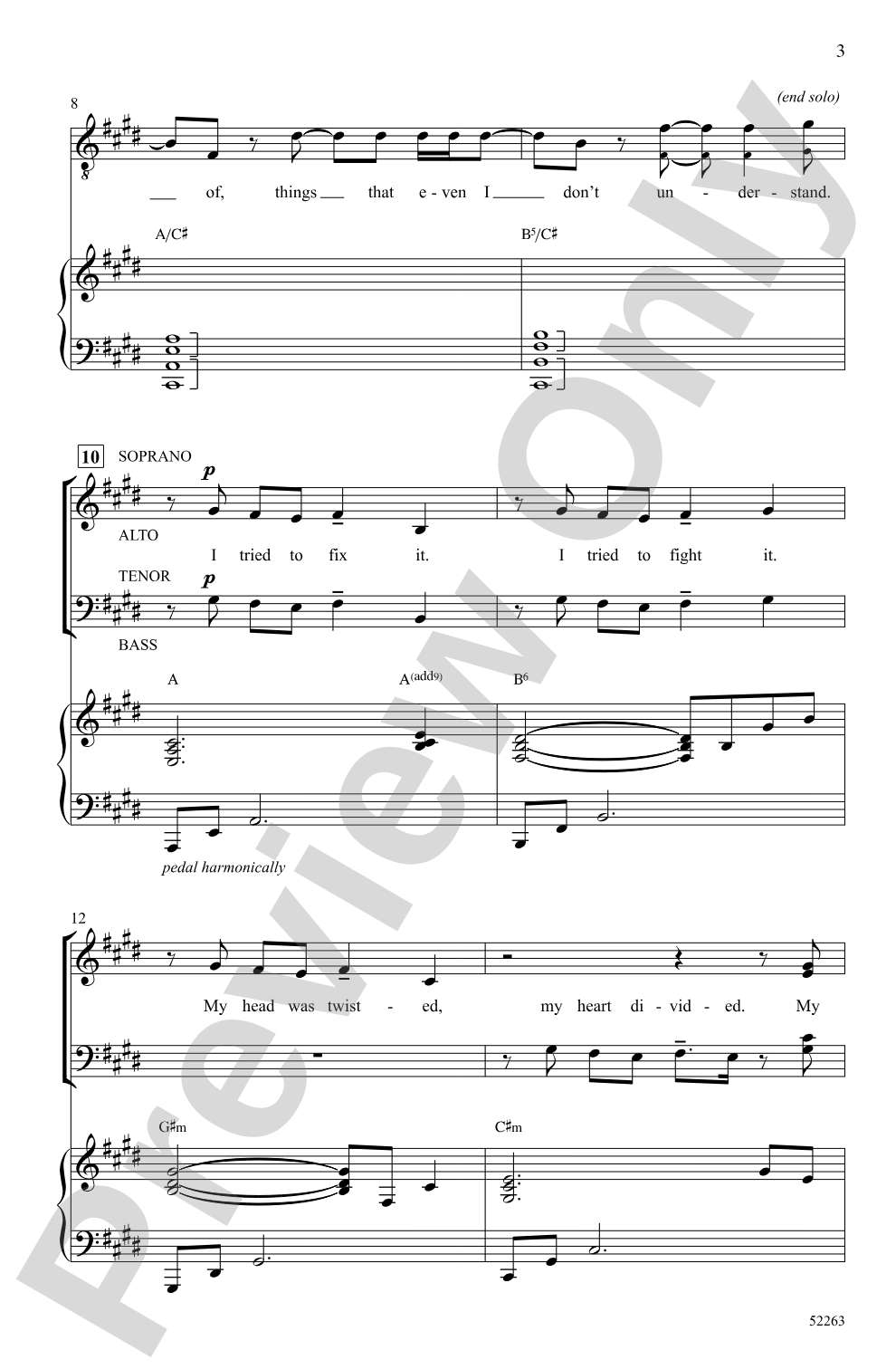 What It Sounds Like: SATB Choral Octavo