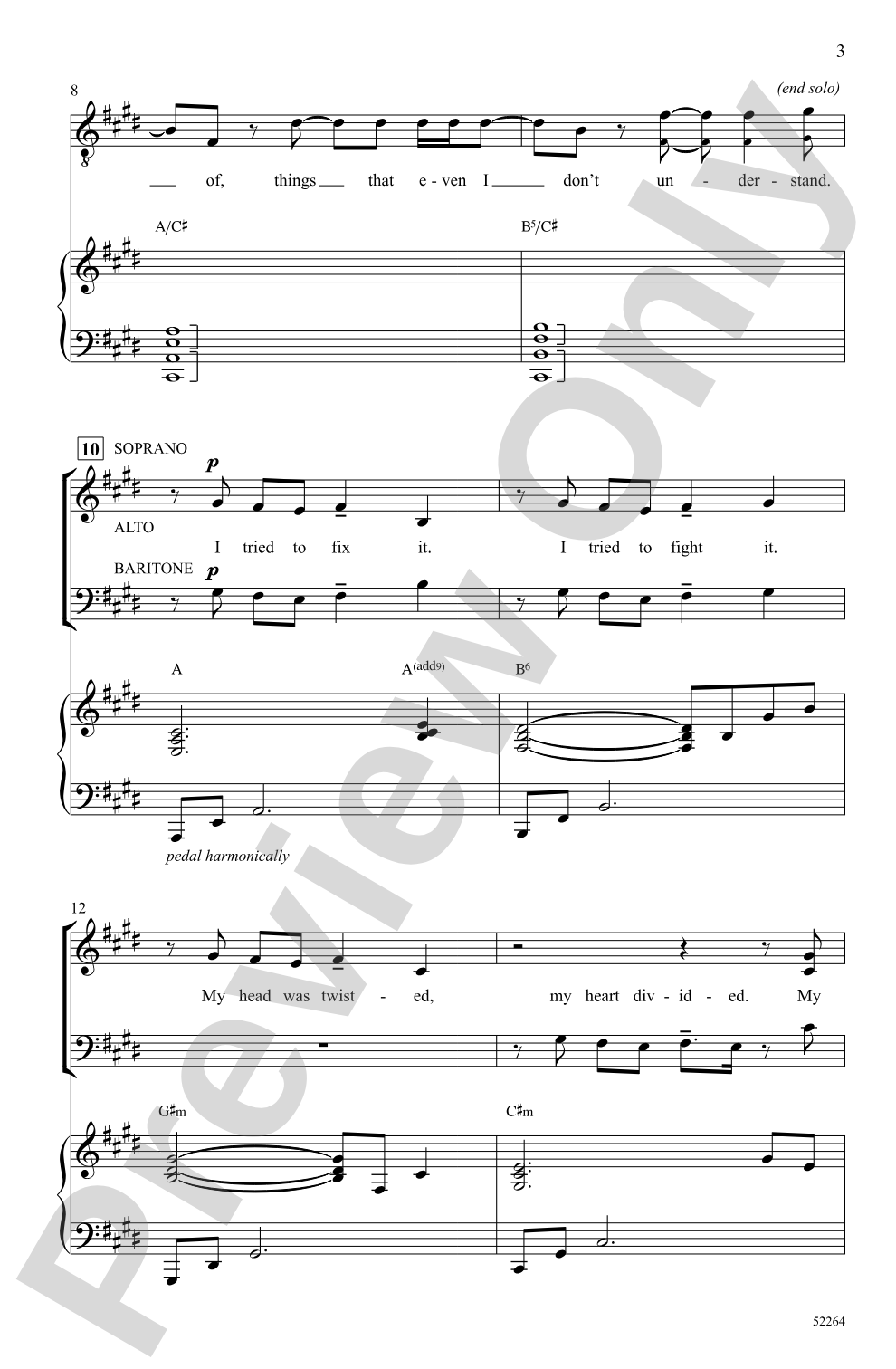 What It Sounds Like: SAB Choral Octavo