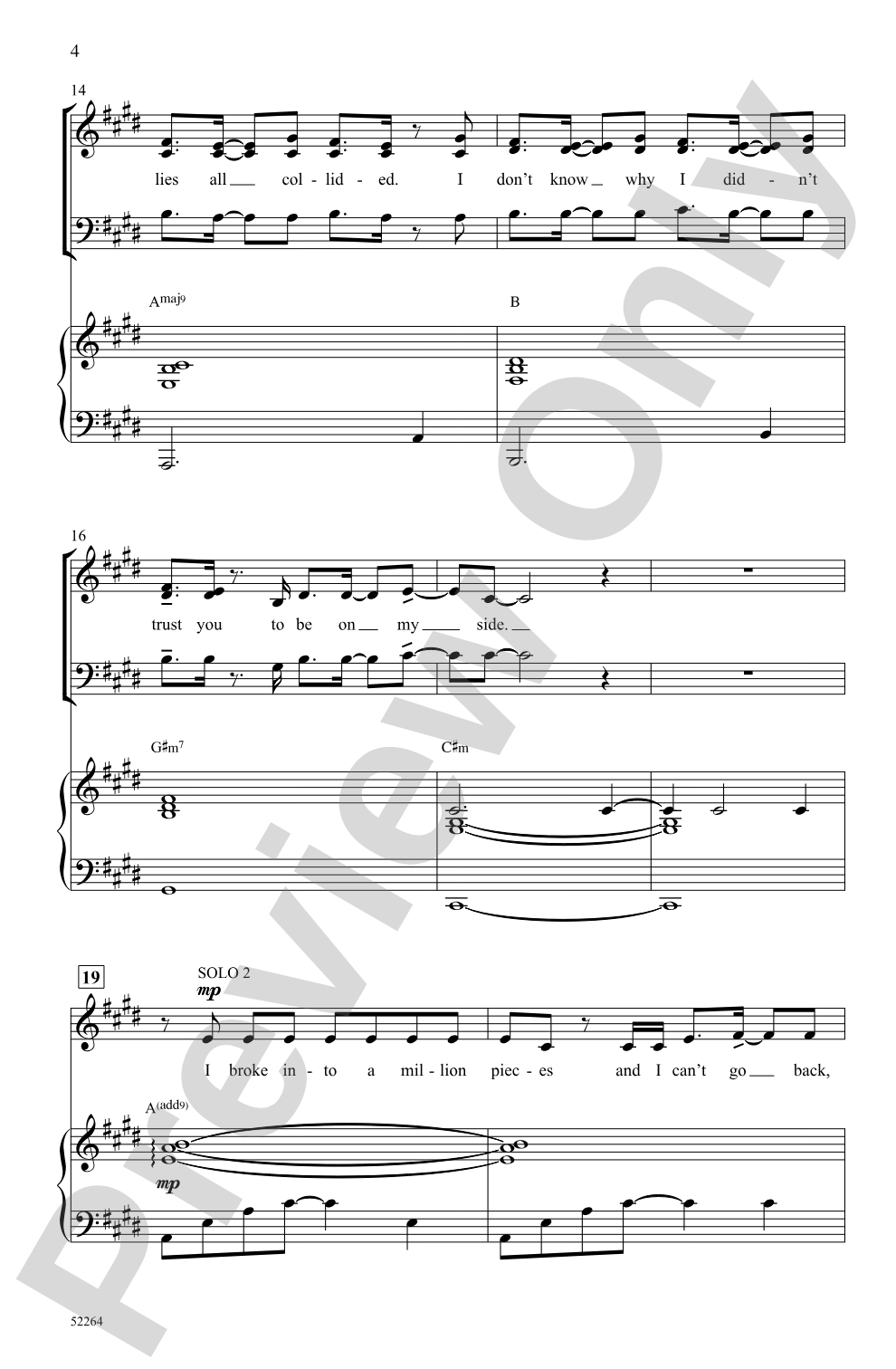 What It Sounds Like: SAB Choral Octavo