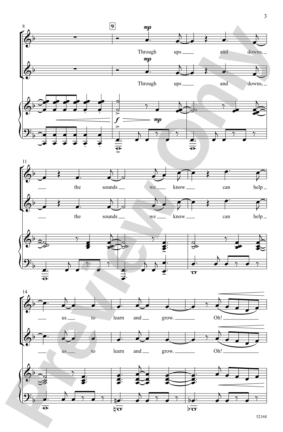 What a Song Can Do: 2-Part Choral Octavo