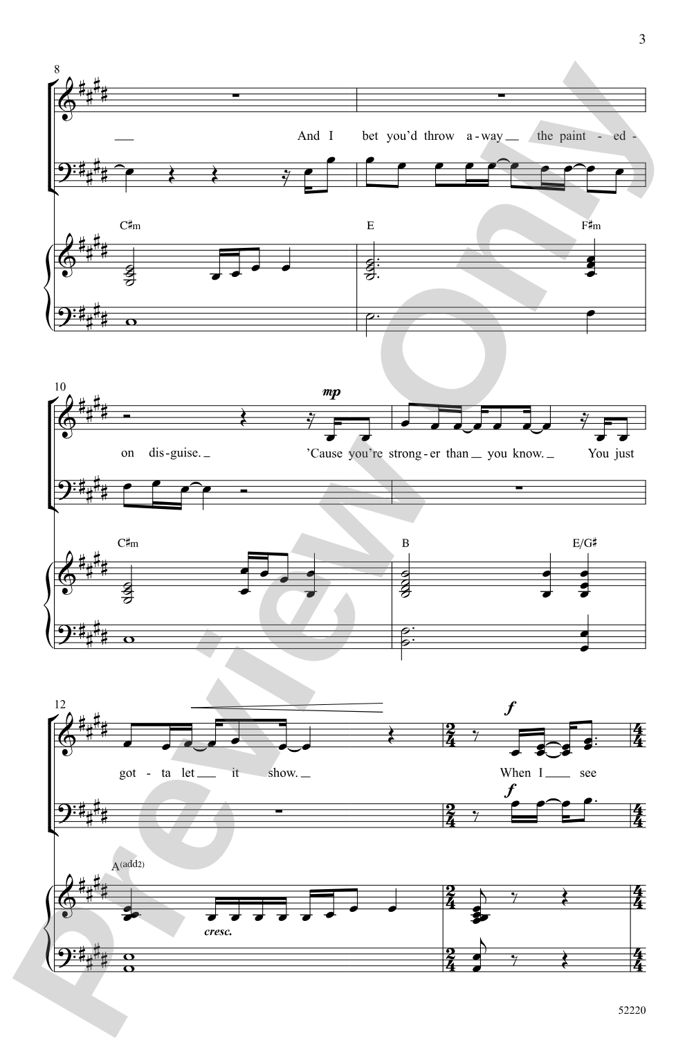 When I See You: SATB Choral Octavo