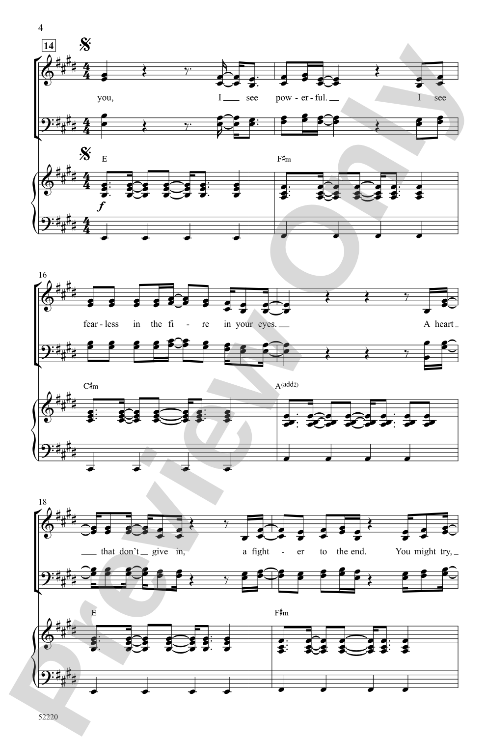 When I See You: SATB Choral Octavo