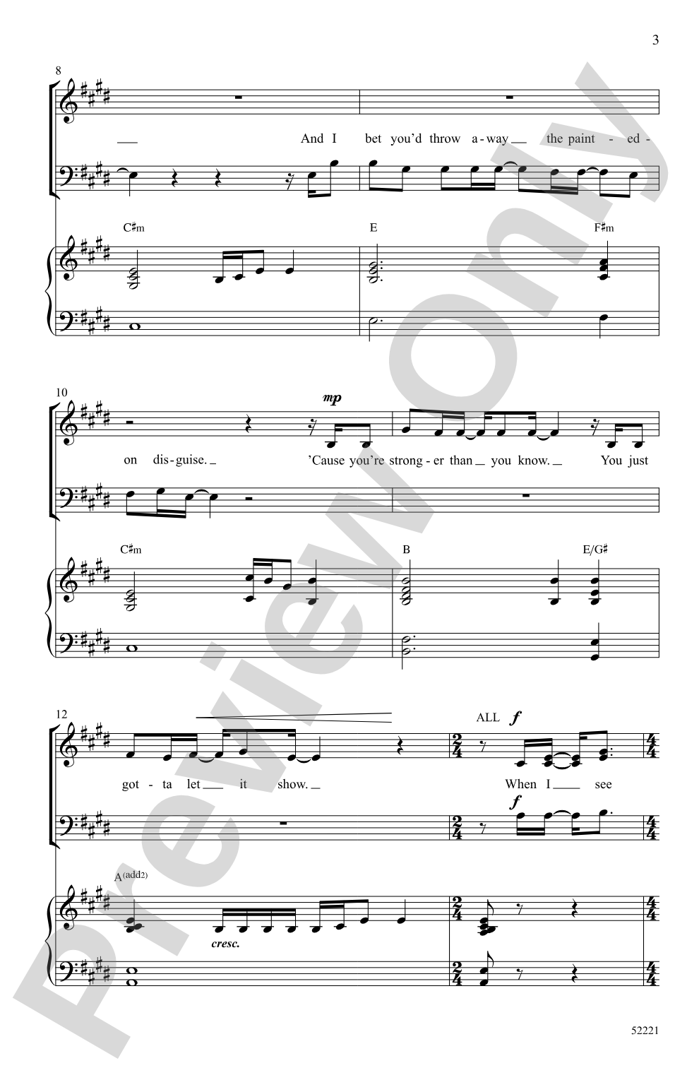 When I See You: SAB Choral Octavo