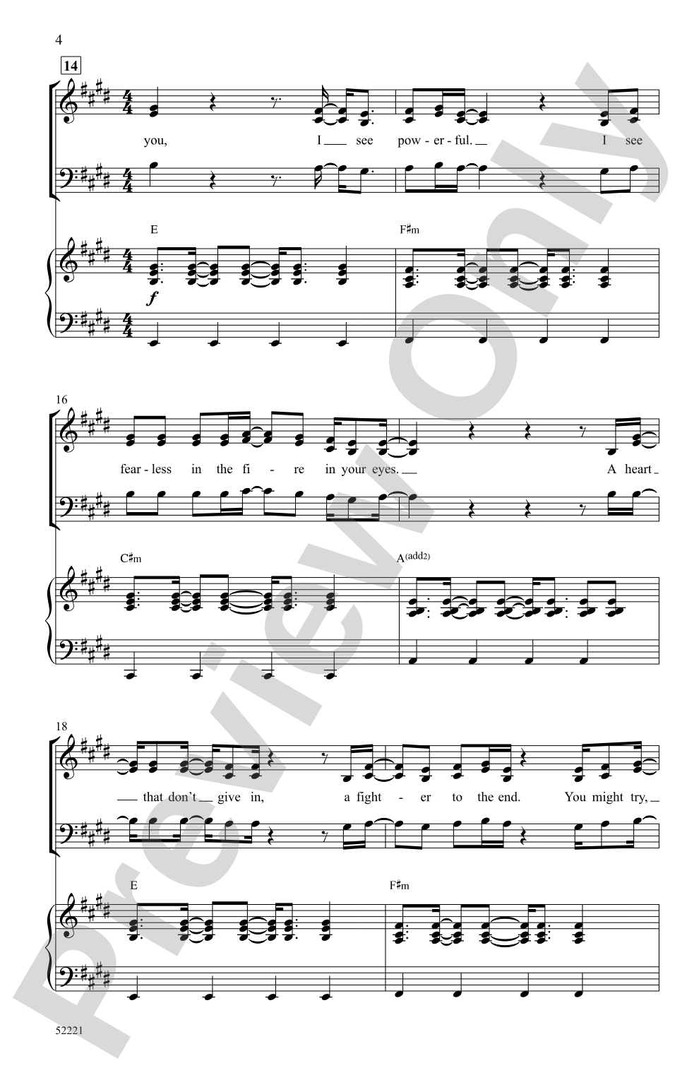 When I See You: SAB Choral Octavo
