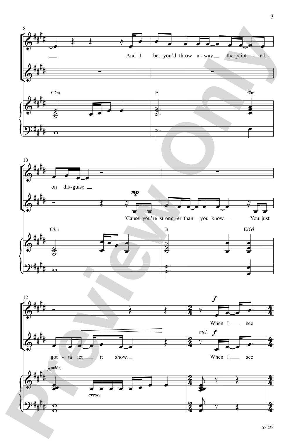 When I See You: 2-Part Choral Octavo