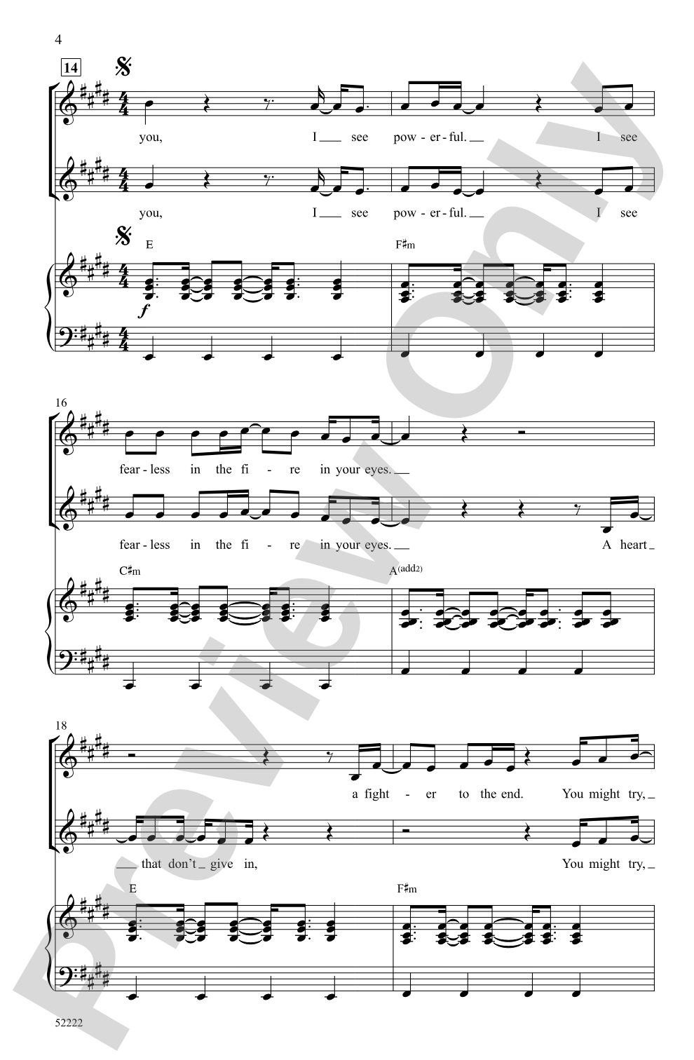 When I See You: 2-Part Choral Octavo