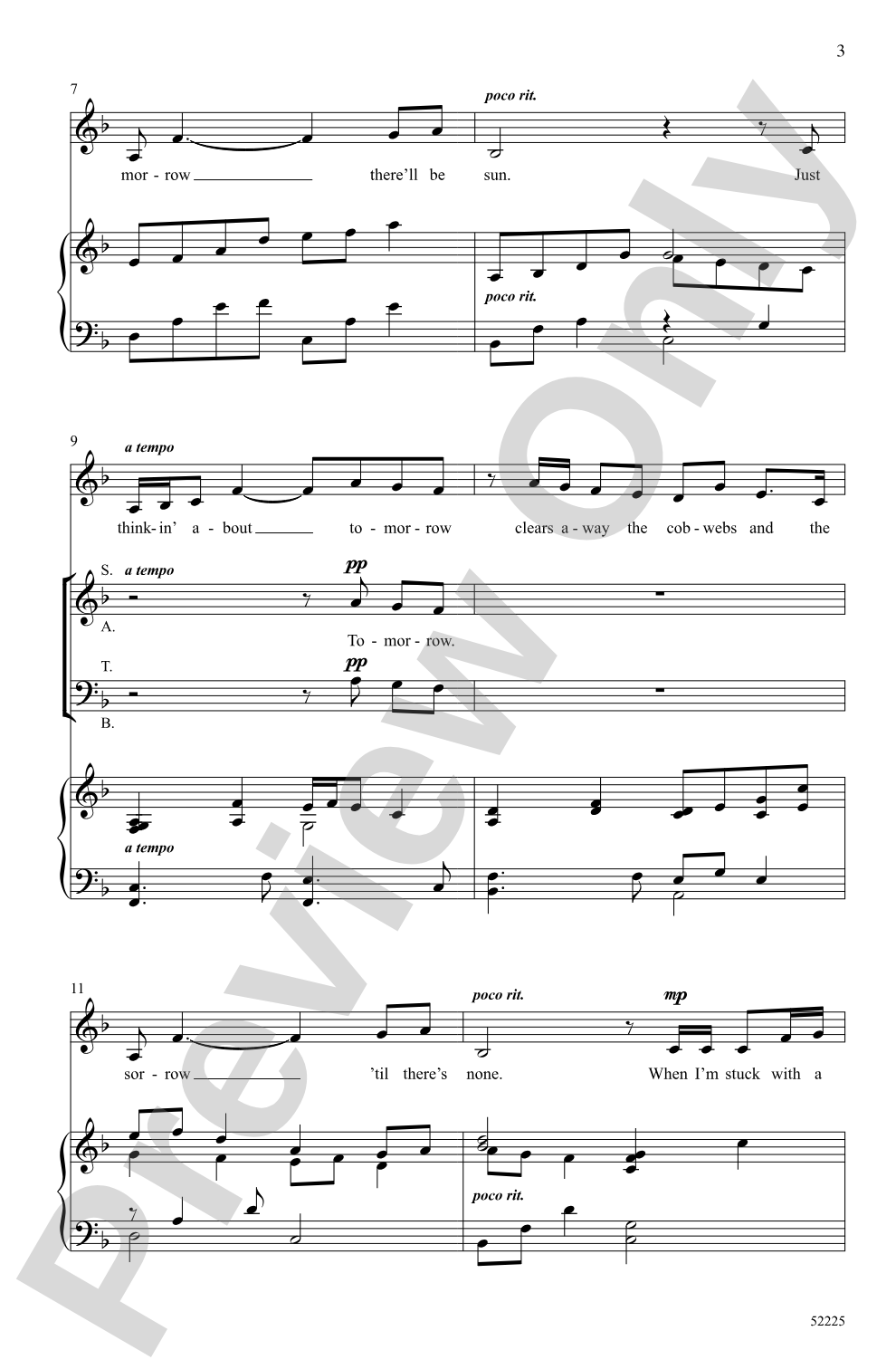 Tomorrow: SATB Choral Octavo