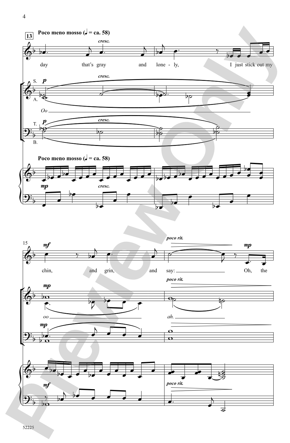 Tomorrow: SATB Choral Octavo