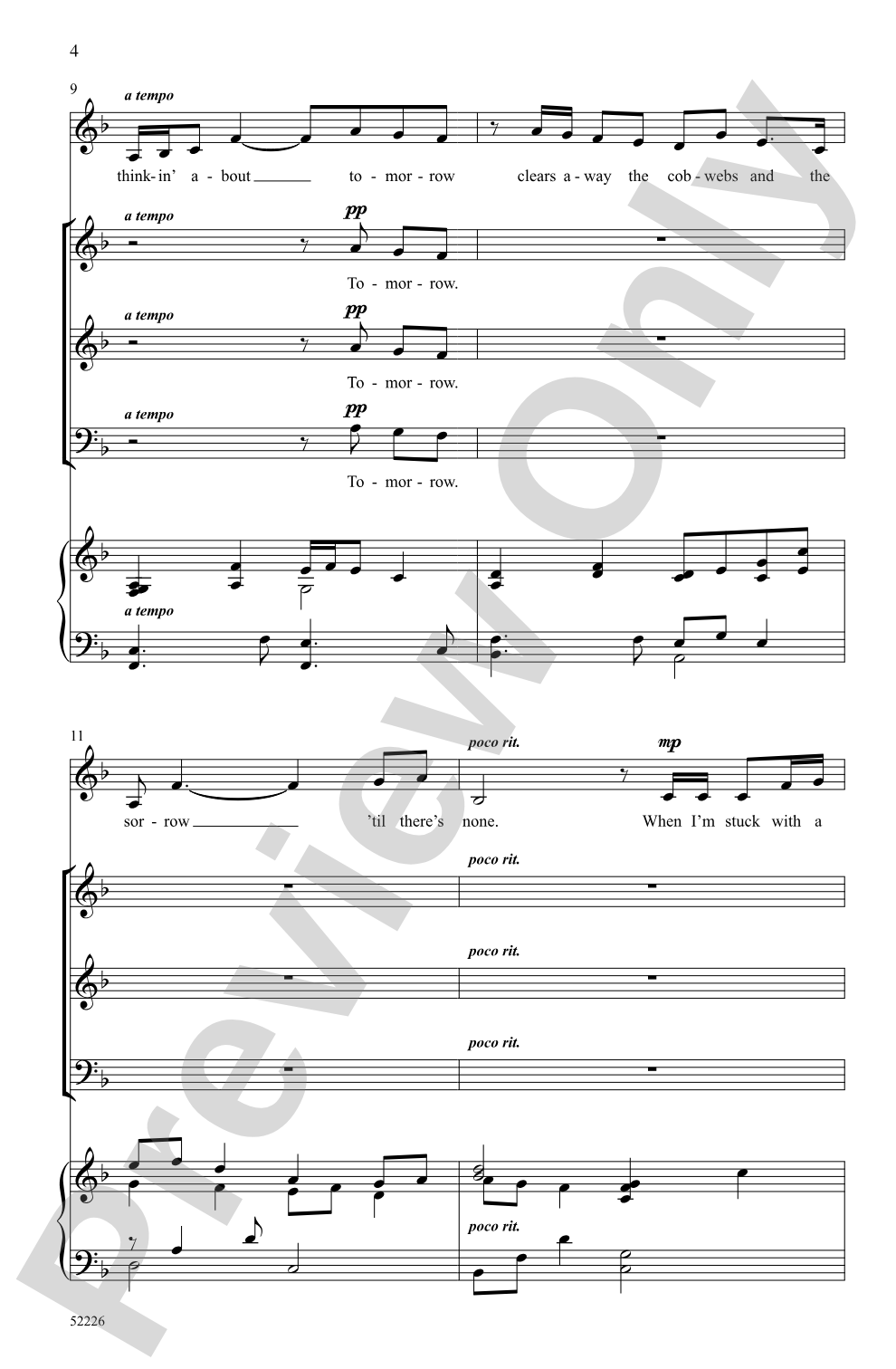 Tomorrow: SSAB Choral Octavo