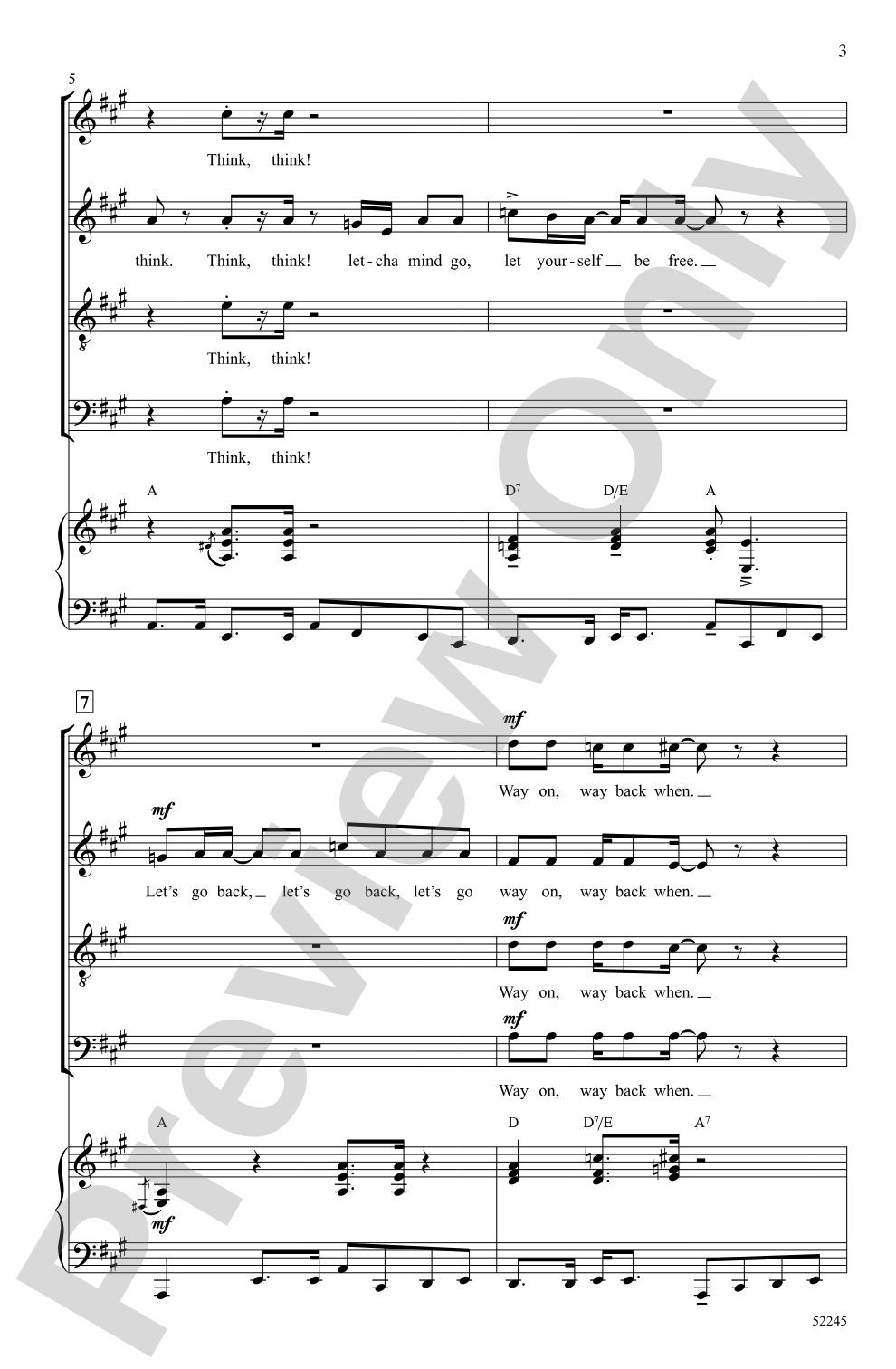 Think: SATB Choral Octavo