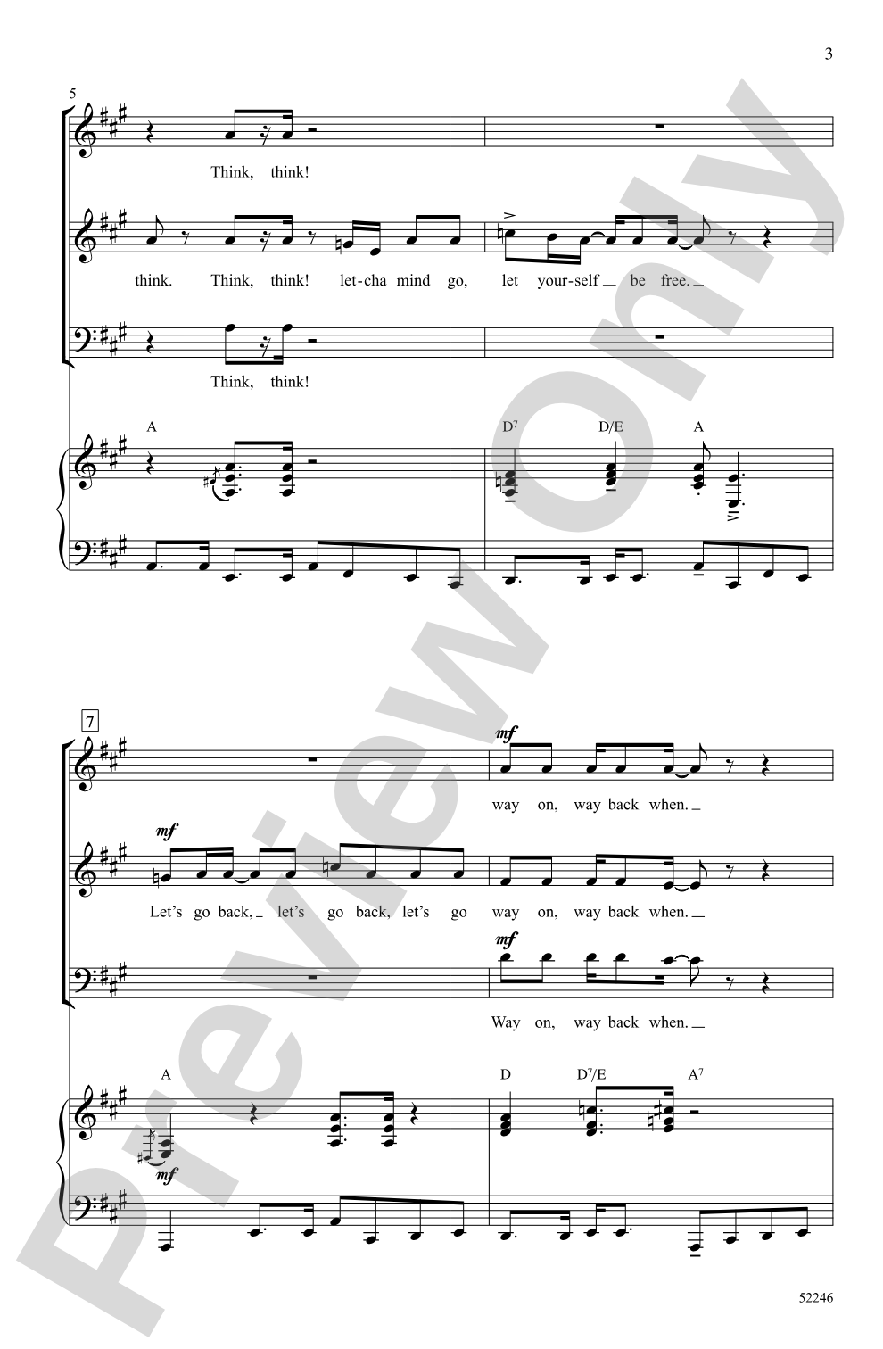 Think: SAB Choral Octavo