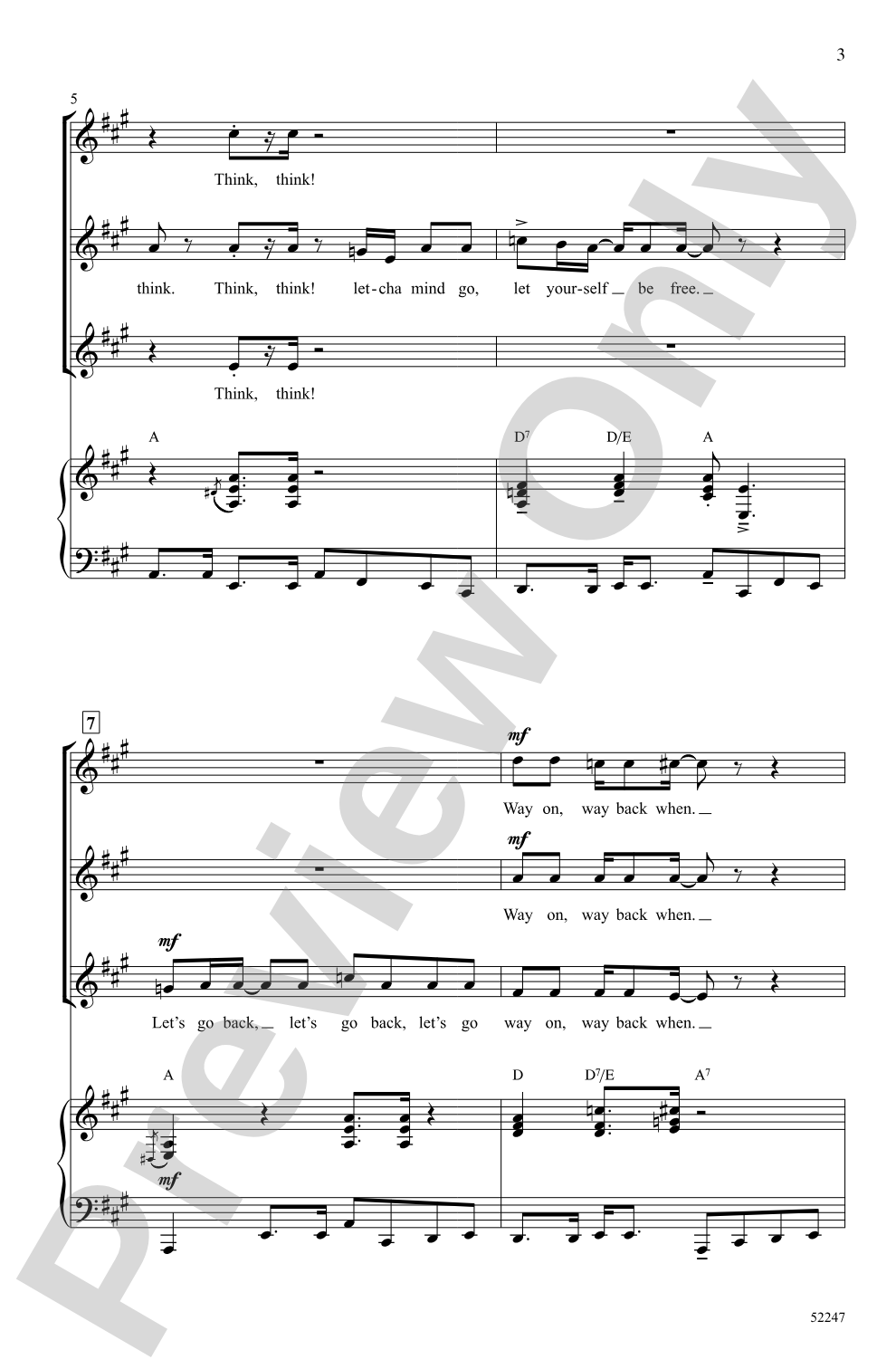 Think: SSA Choral Octavo