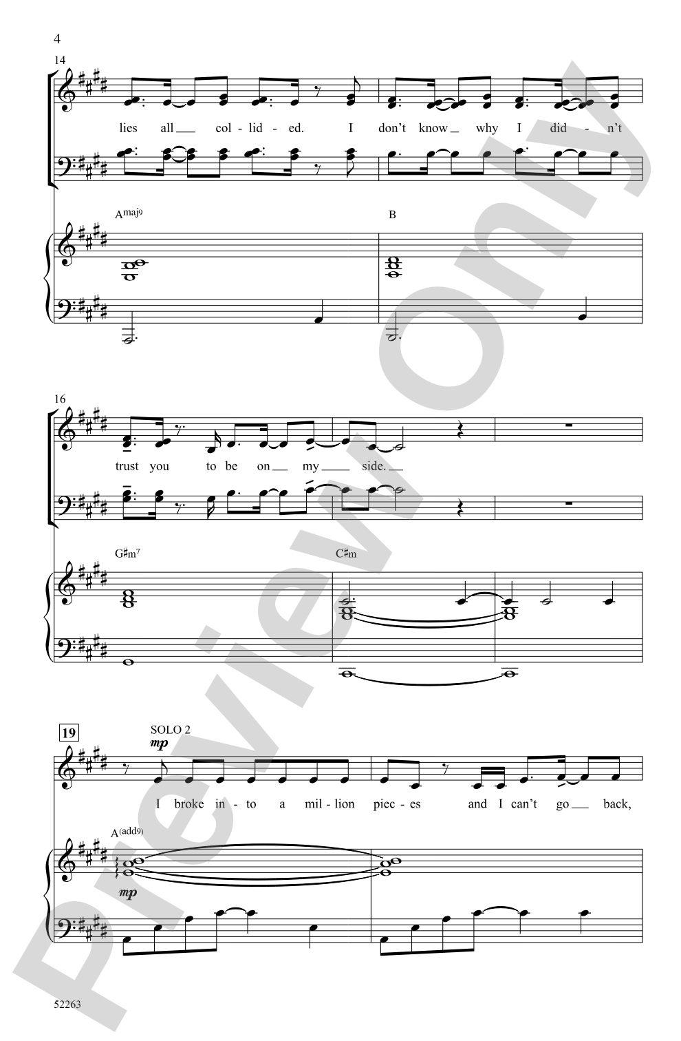 What It Sounds Like: SATB Choral Octavo