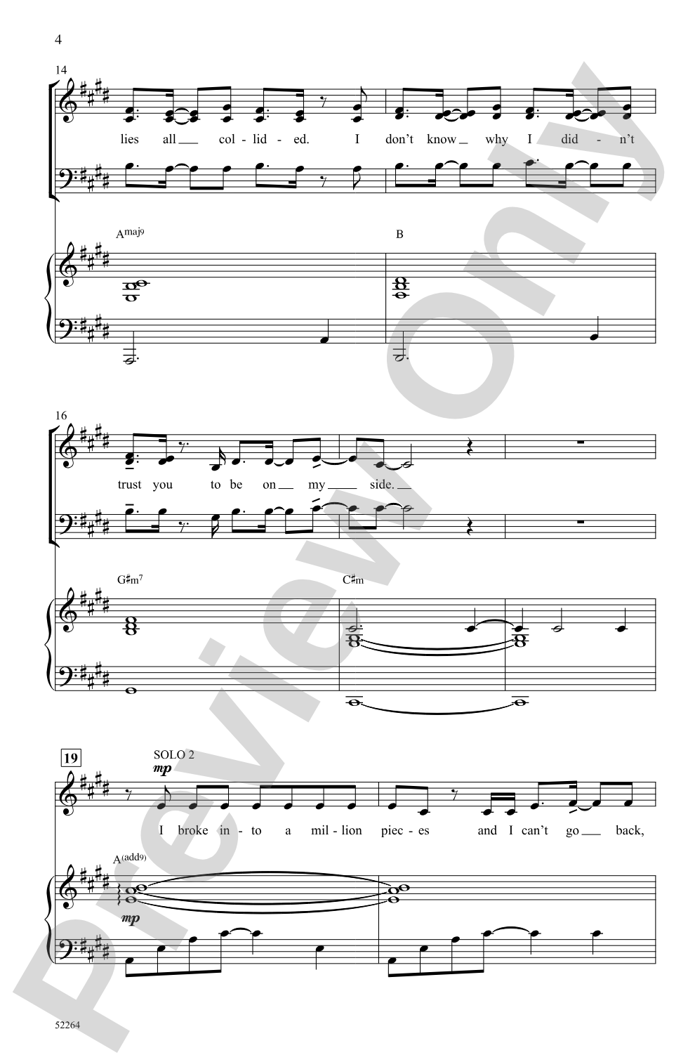 What It Sounds Like: SAB Choral Octavo