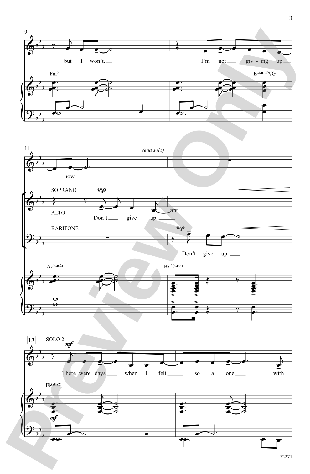 You Belong: 3-Part Mixed/SAB Choral Octavo