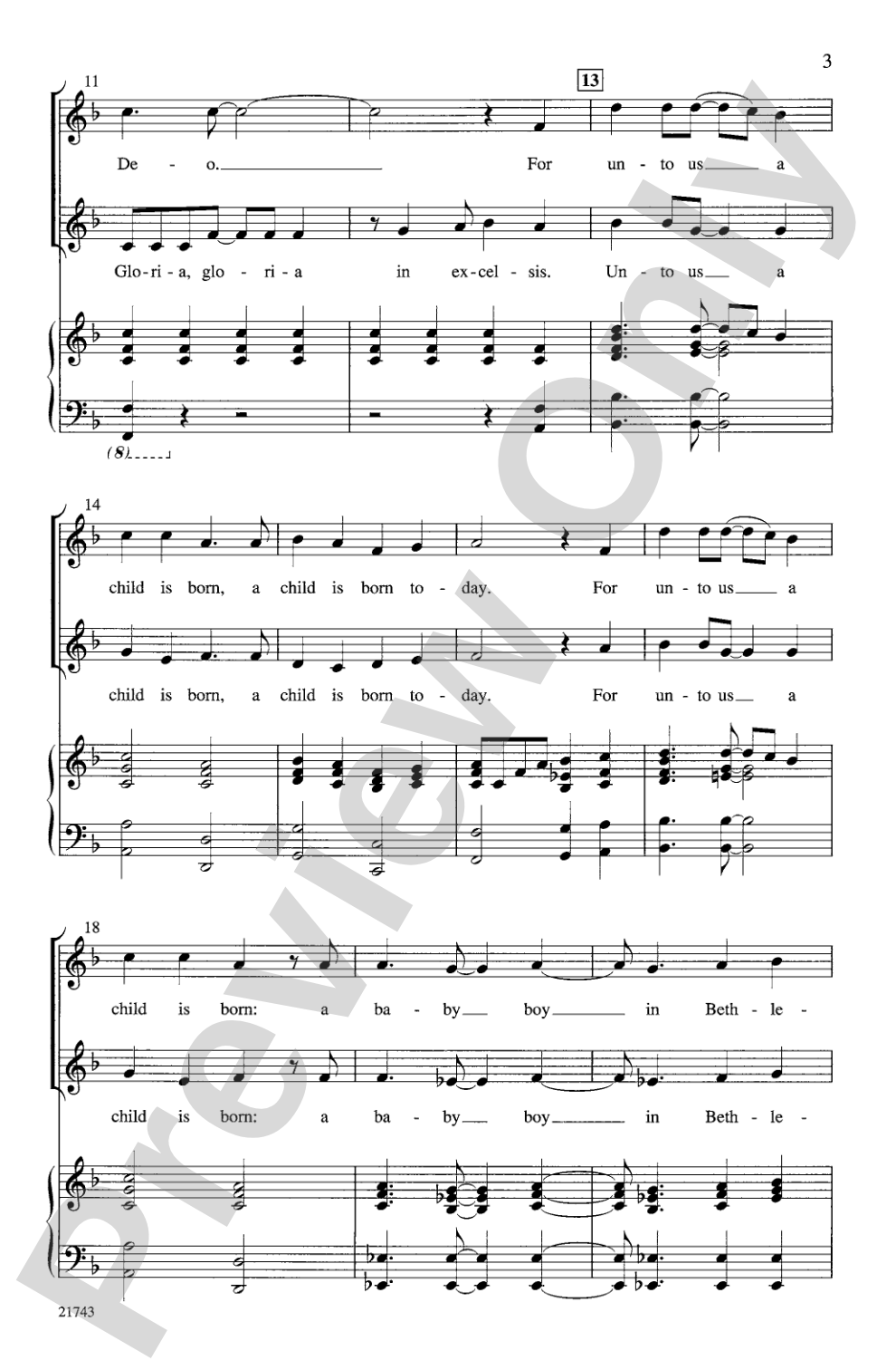 Angels' Gloria: 2-Part Choral Octavo